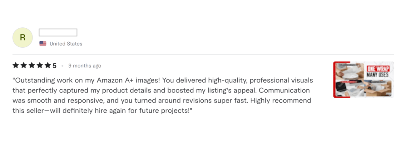 Verified Fiverr review 11