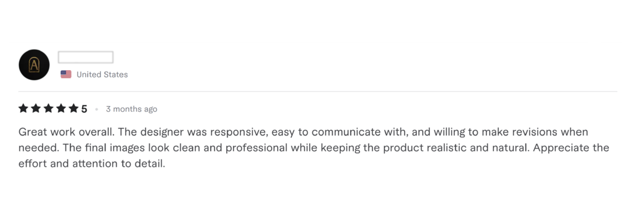 Verified Fiverr review 13