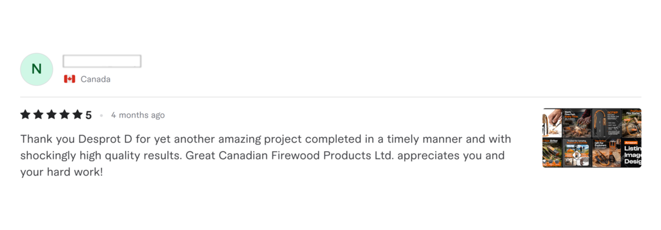 Verified Fiverr review 2