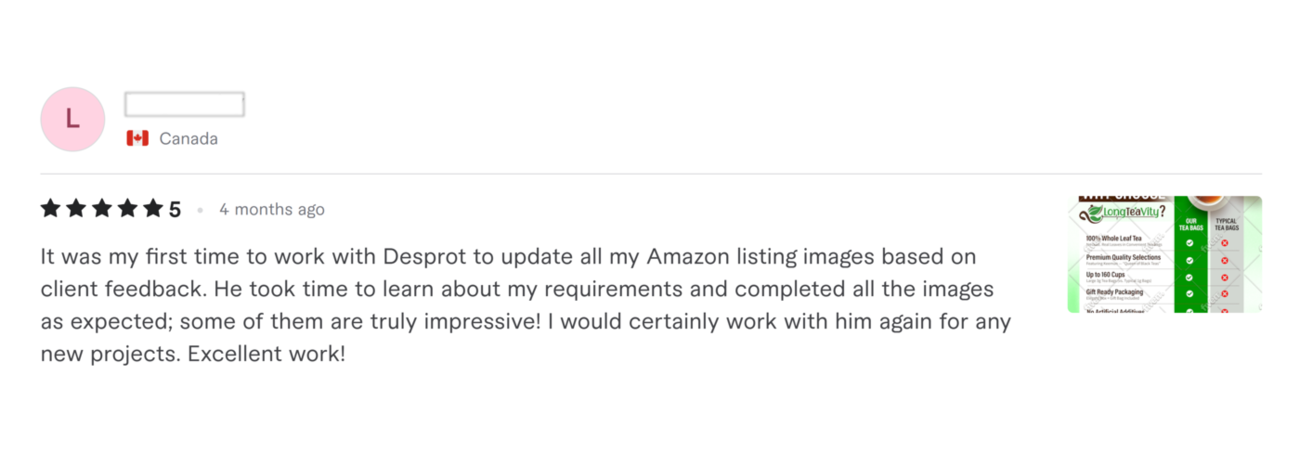 Verified Fiverr review 6