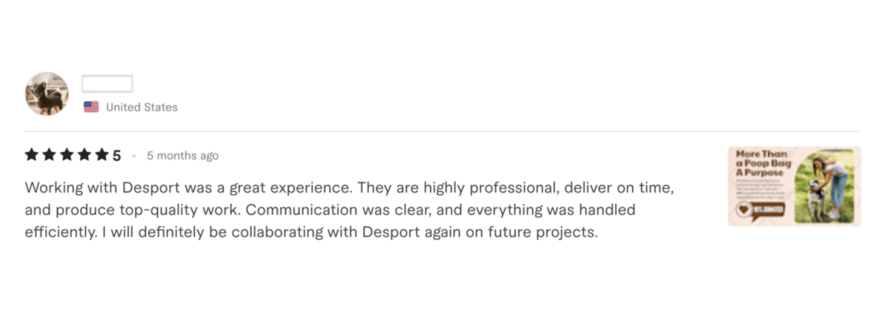 Verified Fiverr review 7